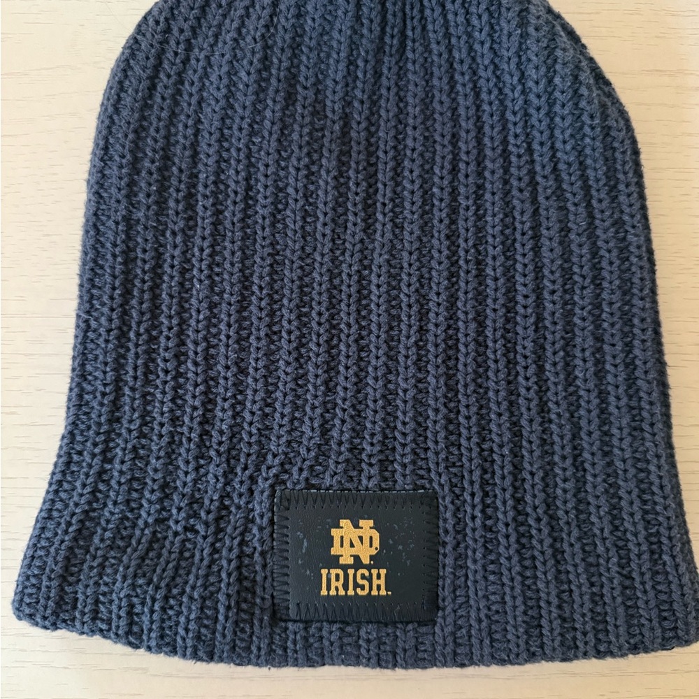 2 Notre Dame Knit Beanies